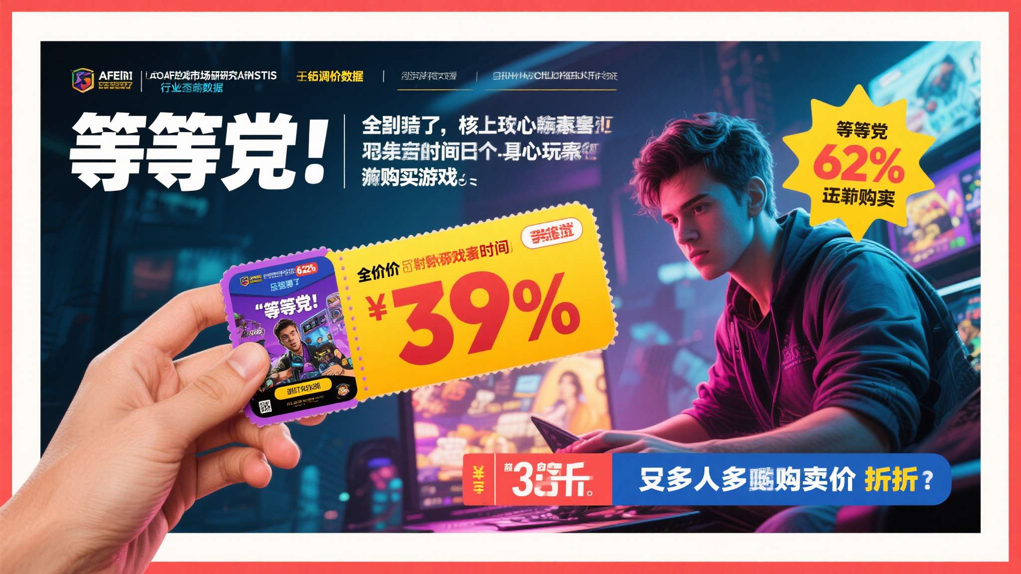 数据显示仅38%核心玩家还在购买原价游戏!都在等打折