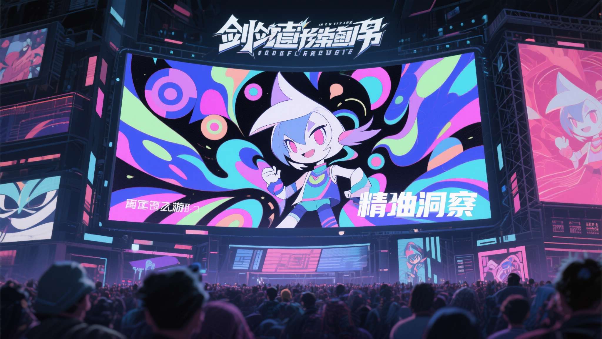 抽象动画上大屏，看似剑走偏锋，实则步步为营。 这场宣传战役背后，是制作方对用户心